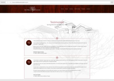Edmonton Home Renovations WordPress Web Design