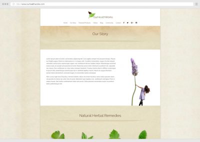 North Vancouver Vitamin Store & Holistic Health WordPress Web Design