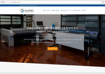 Calgary Printing Services WordPress Web Design