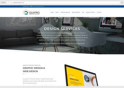 Calgary Printing Services WordPress Web Design